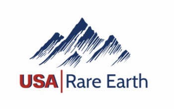 미국 희토류 업체 USA레어어스(USAR) 로고. 도널드 트럼프 행정부가 16억 달러를 투자해 지분 10%를 취득할 것이라는 보도가 나왔다. 사진=US레어어스 홈페이지