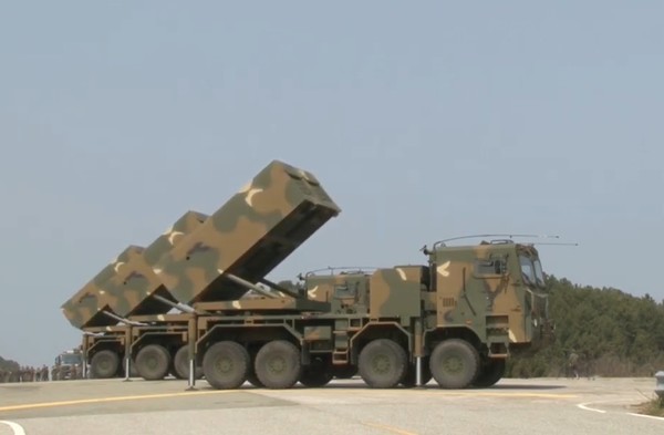 천무 MLRS. 사진=한국 국방부 유튜브 캡쳐